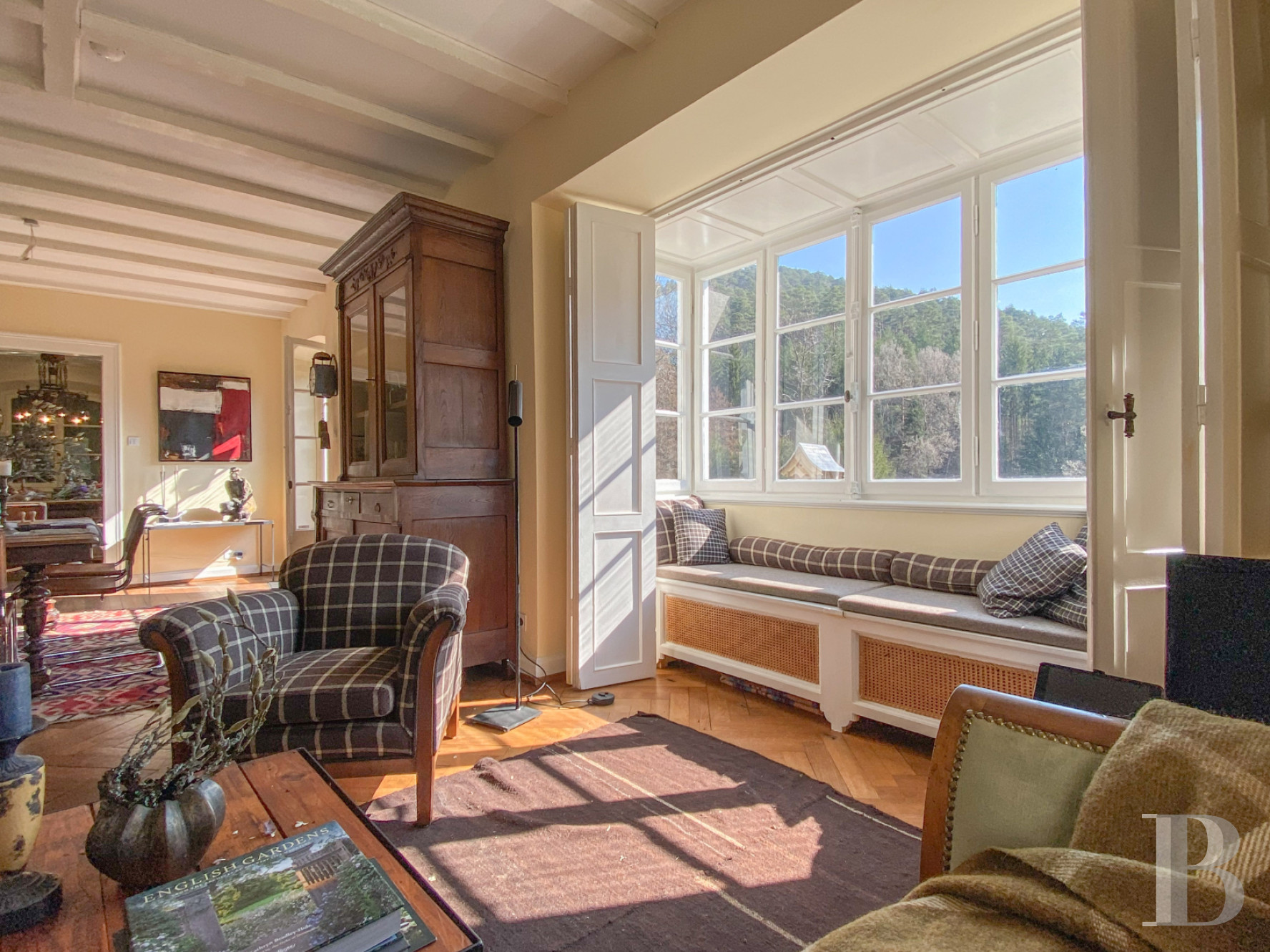 Dans les Vosges du Nord,  un ancien pavillon de chasse du 19e siècle transformé en confortable maison alsacienne traditionnelle - photo  n°11